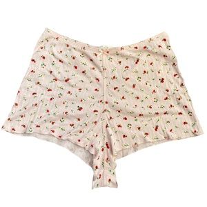 doen stella shorts in strawberry bloom